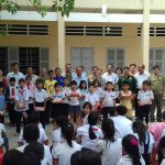Trao nhà tình thương và 200 phần quà cho trẻ em nghèo hiếu học tại xã Long Hậu, huyện Cần Giuộc, Tỉnh Long An